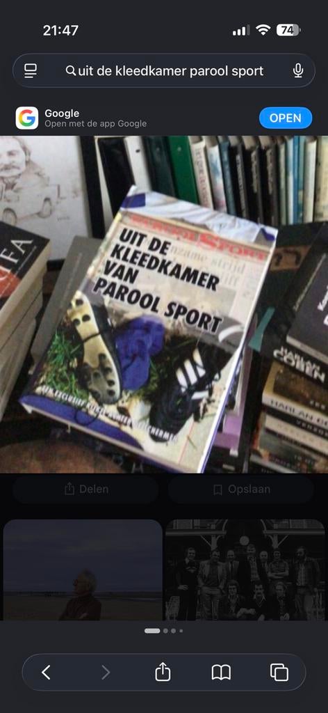 GEZOCHT : uit de kleedkamer van Parool Sport, Ophalen of Verzenden, Zo goed als nieuw