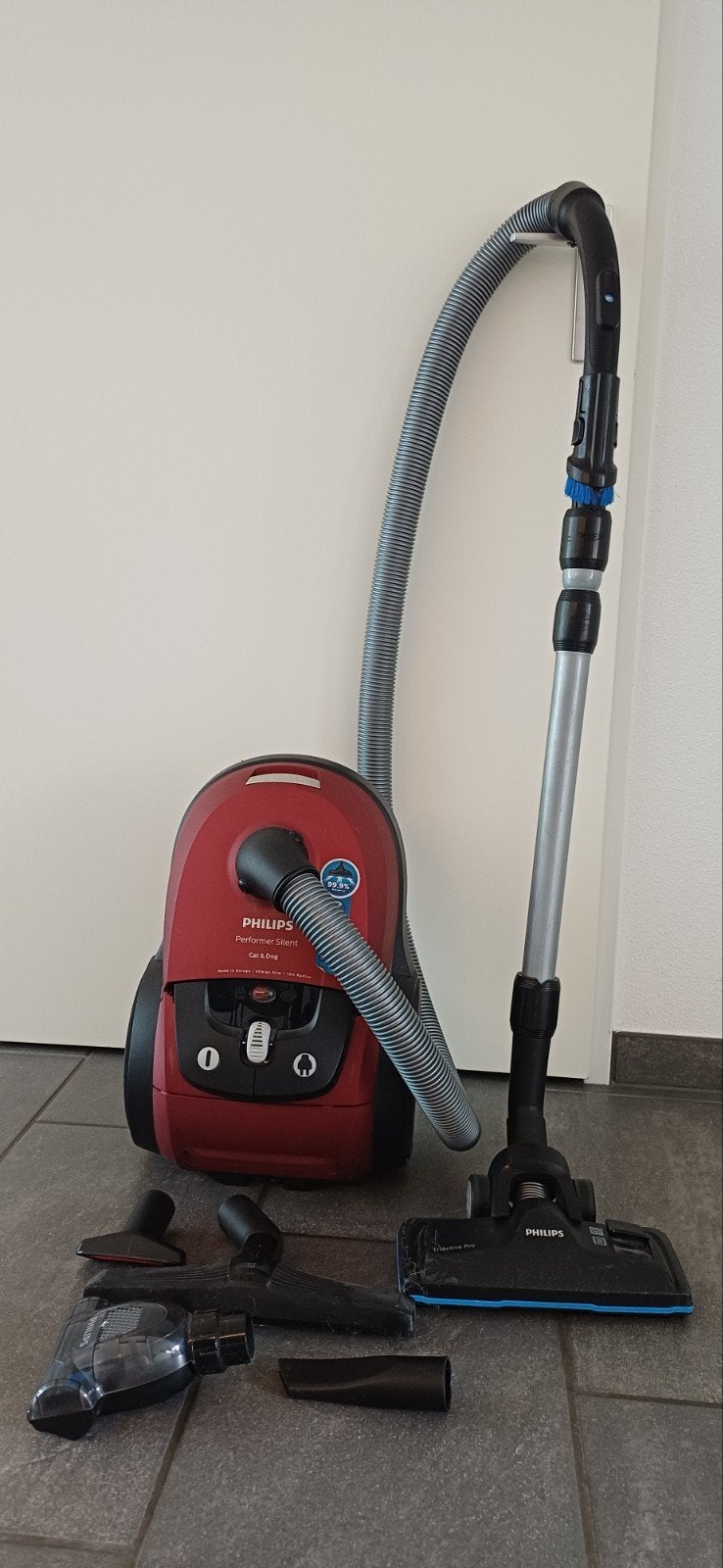 Philips Performer Silent Stofzuiger - Cat & Dog, Gebruikt, Philips, Stille werking, Sledestofzuiger