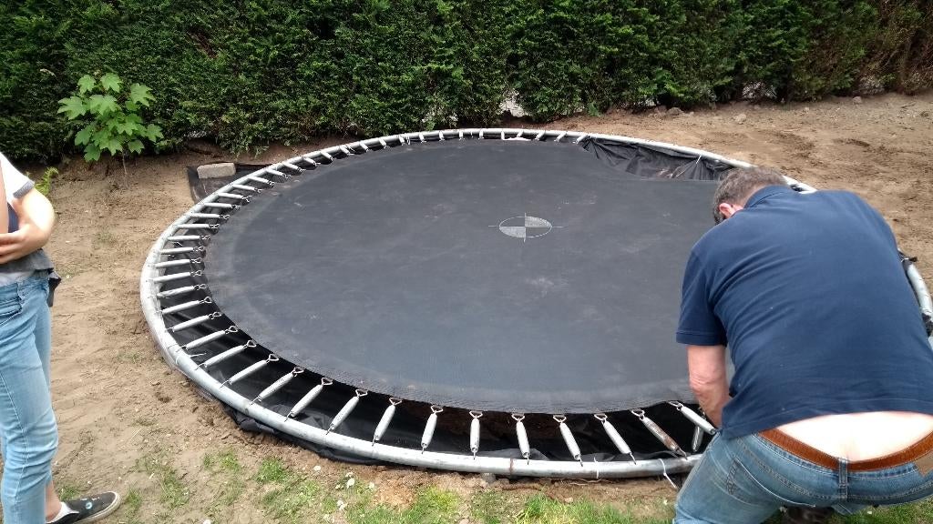 Trampoline van Berg, Ophalen, Gebruikt