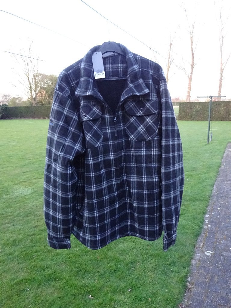 Nieuw Maat 2XL Zwart/Wit geruit GEVOERD houthakkers Jasje/He, Meerkleurig, Nieuw, Overige maten, Ophalen of Verzenden