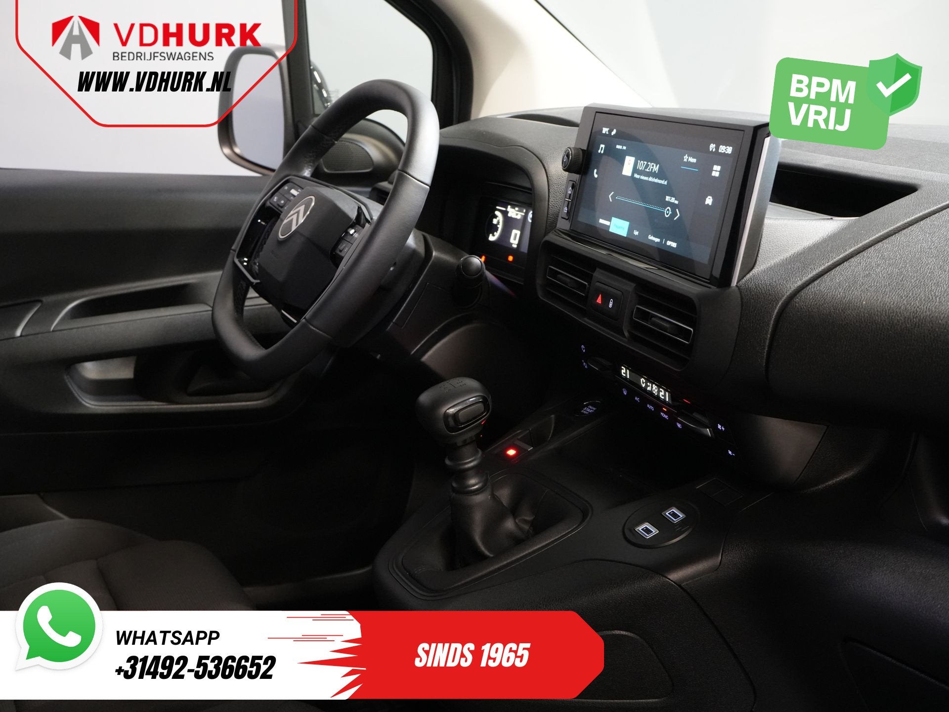 Citroën Berlingo 1.5 HDi 100 pk L2 Carplay/ Stoelverw/ 3Per, Auto's, Voorwielaandrijving, Gebruikt, Citroën, Wit
