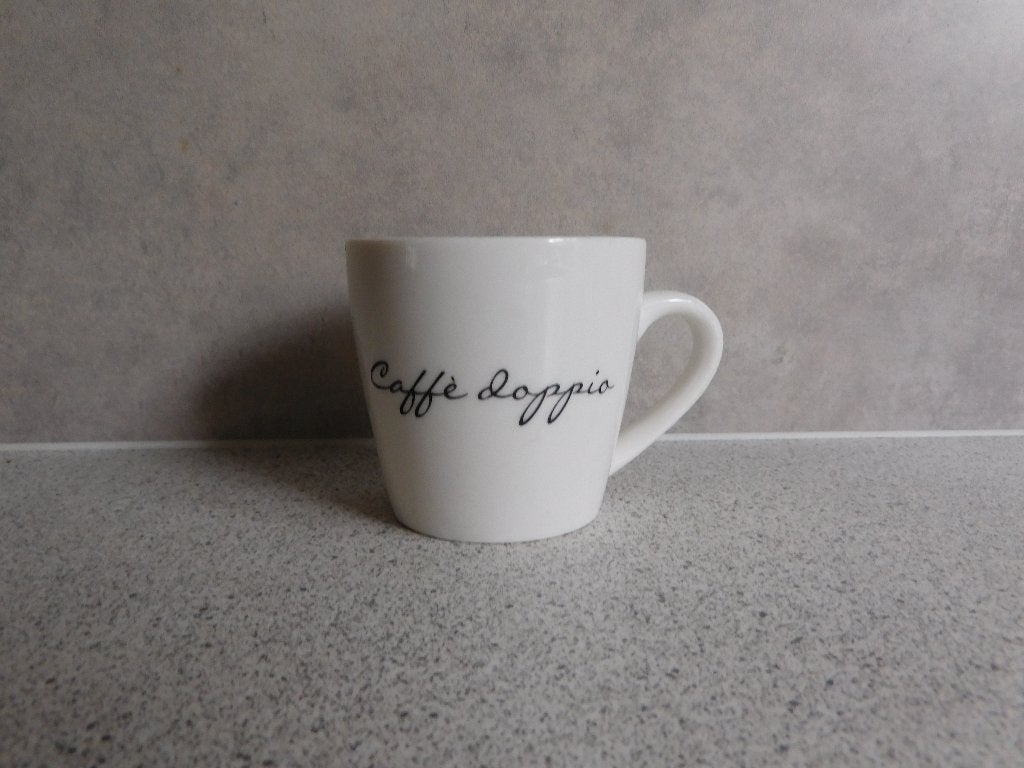 Mok 7,5x8 cm. Caffè Doppio Rivièra Maison, Huis en Inrichting, Overige merken, Zo goed als nieuw, Overige stijlen, Porselein