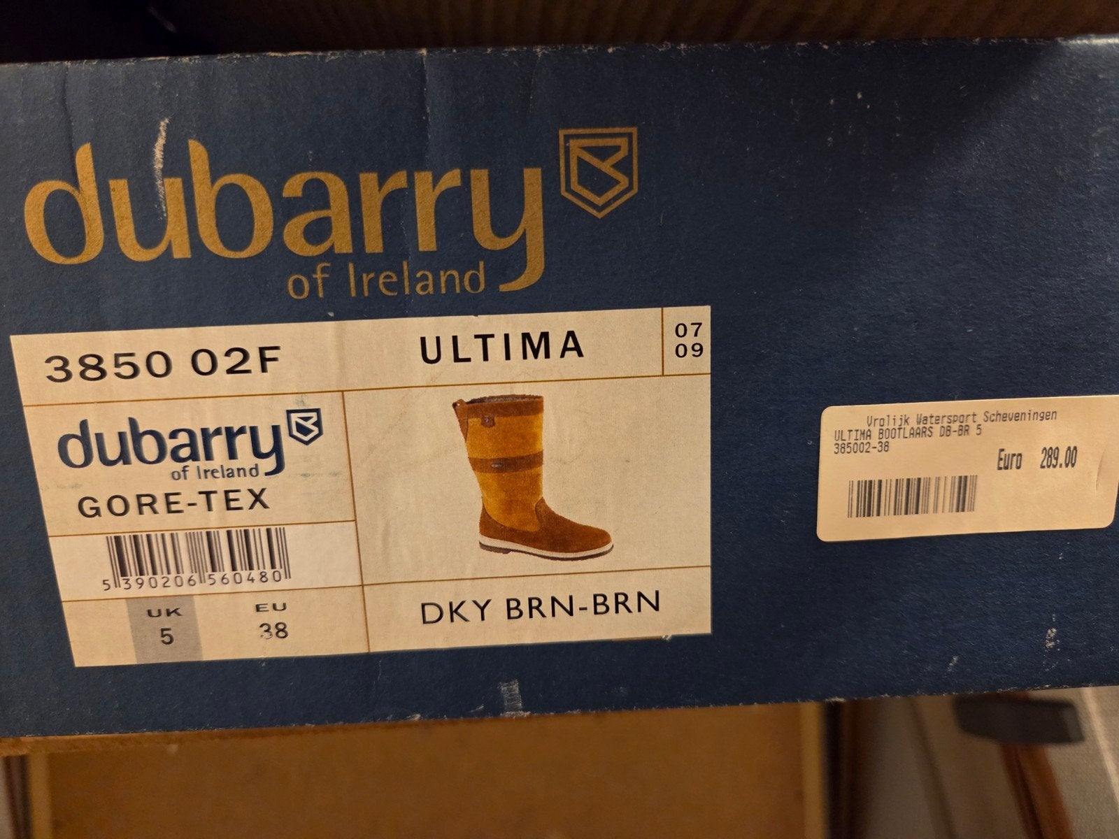 Dubarry Ultima Gore-Tex laarzen - Maat 38, Hoge laarzen, Bruin, Gedragen, Ophalen