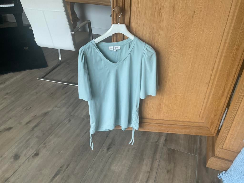 &Co woman top maat XL, Blauw, Maat 46/48 (XL) of groter, Ophalen of Verzenden, Zo goed als nieuw