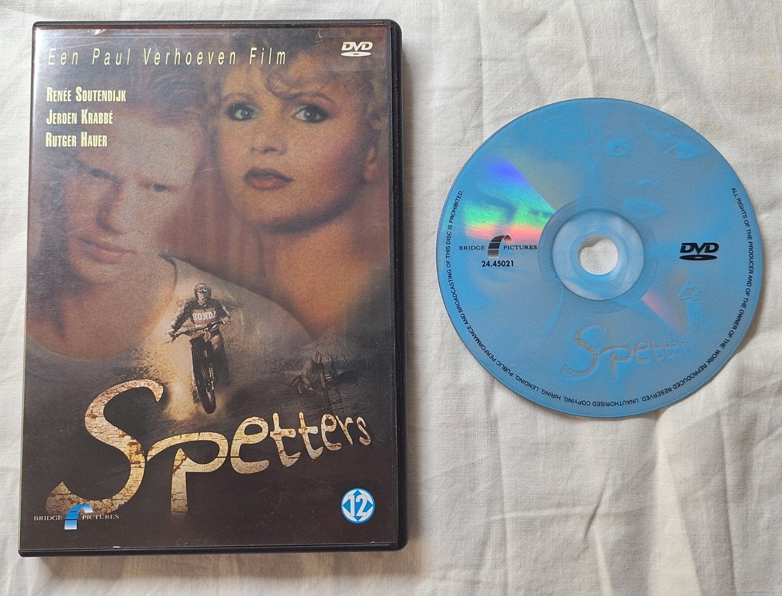Spetters ( Verhoeven ) met Soutendijk, Spanjer, Cd's en Dvd's, Vanaf 12 jaar, Ophalen of Verzenden, Drama
