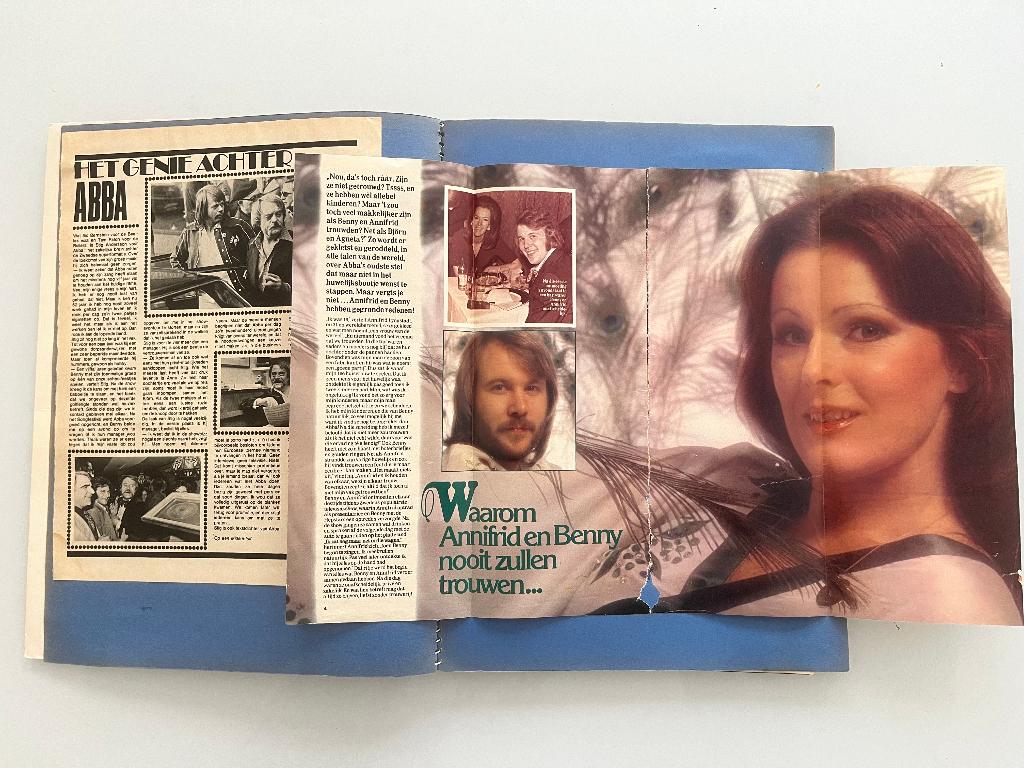 ABBA plakboek, Ophalen of Verzenden, Gebruikt, Boek, Tijdschrift of Artikel