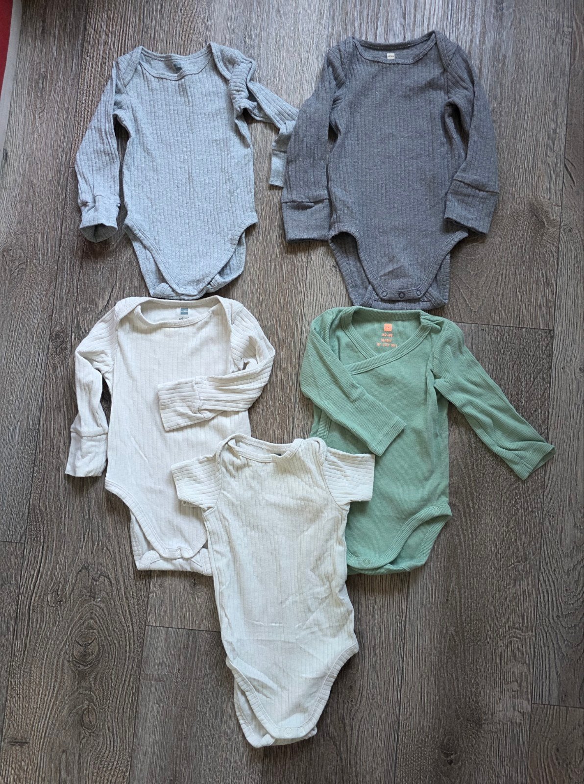 Hema Bamboe Rompers Maat 62-68 (5 stuks), Nacht- of Onderkleding, Jongetje of Meisje, Ophalen of Verzenden, Zo goed als nieuw