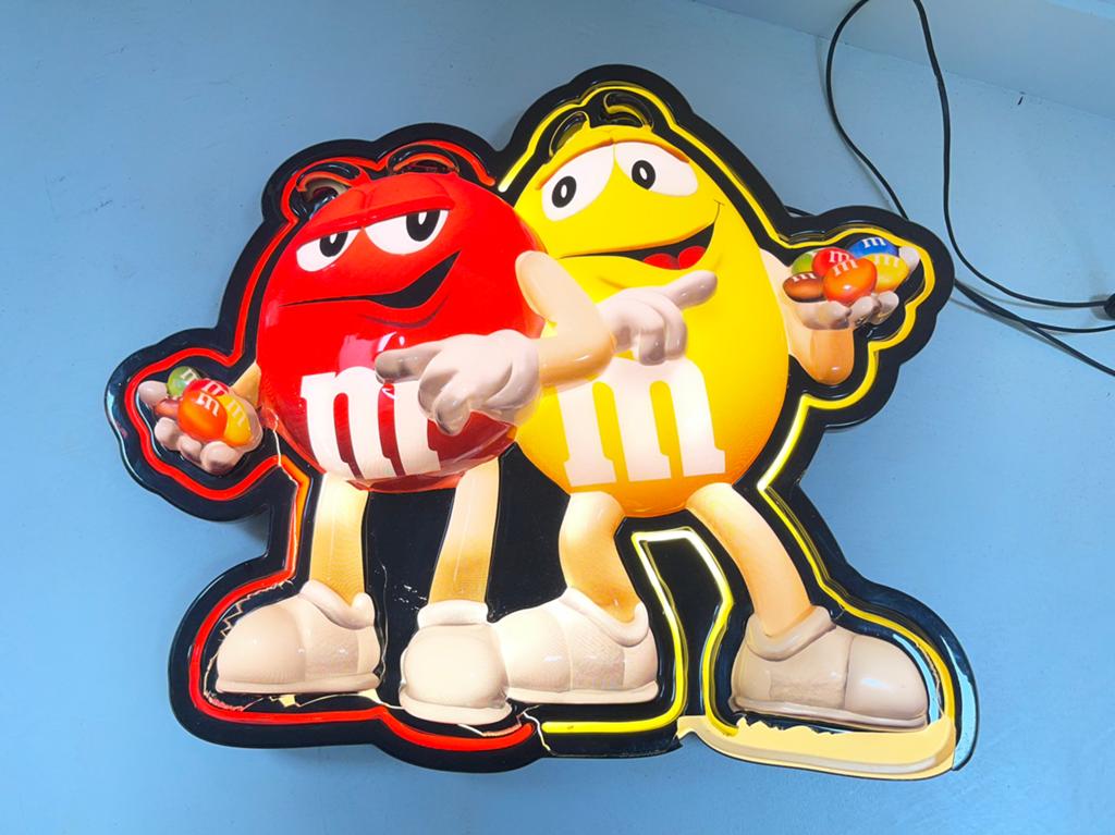 M&M 3D lamp, Ophalen, Gebruikt