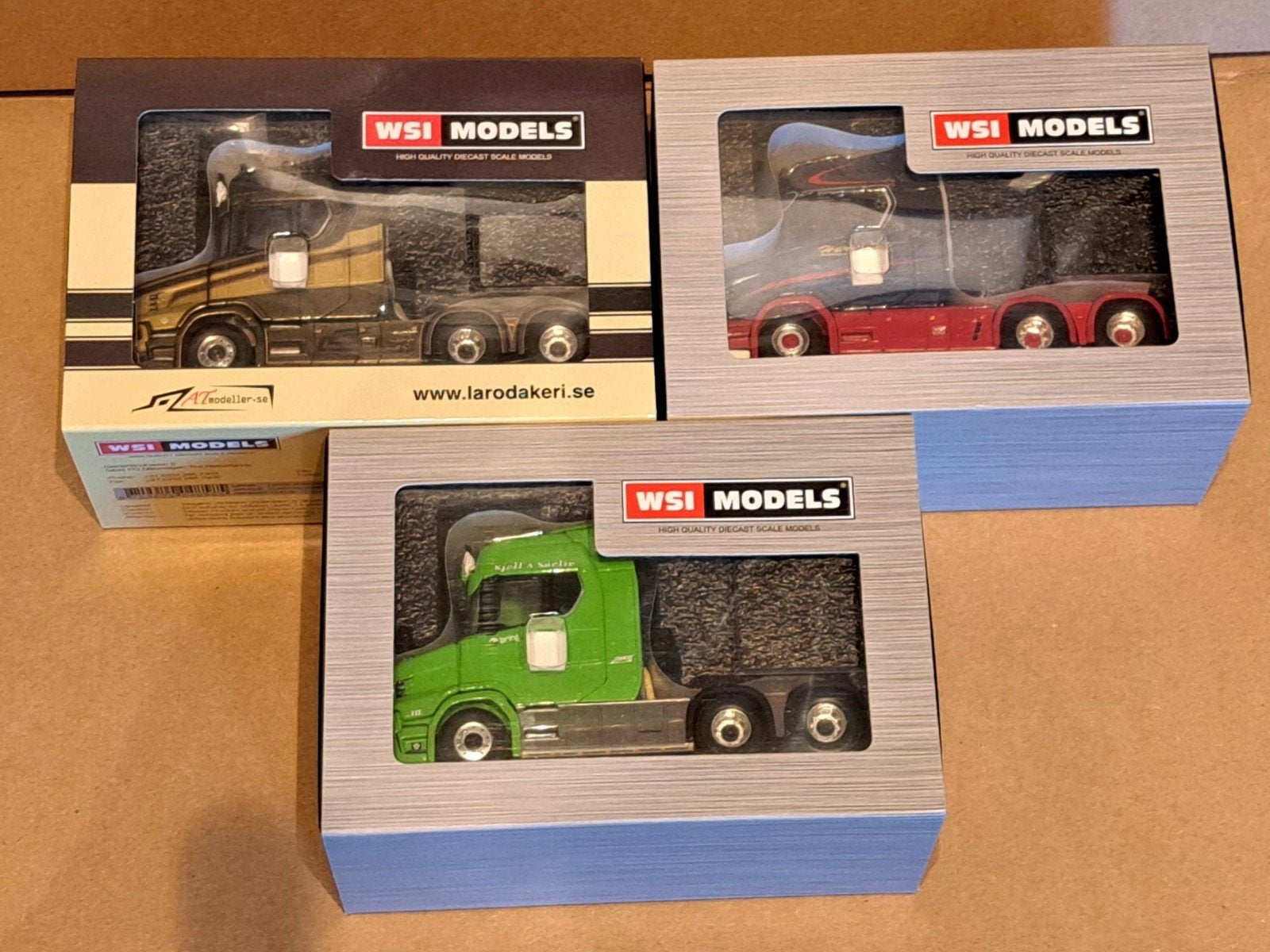 Set van 3 WSI Vlastuin Torpedo Scania modelvrachtwagens, Ophalen of Verzenden, Nieuw, Overige merken