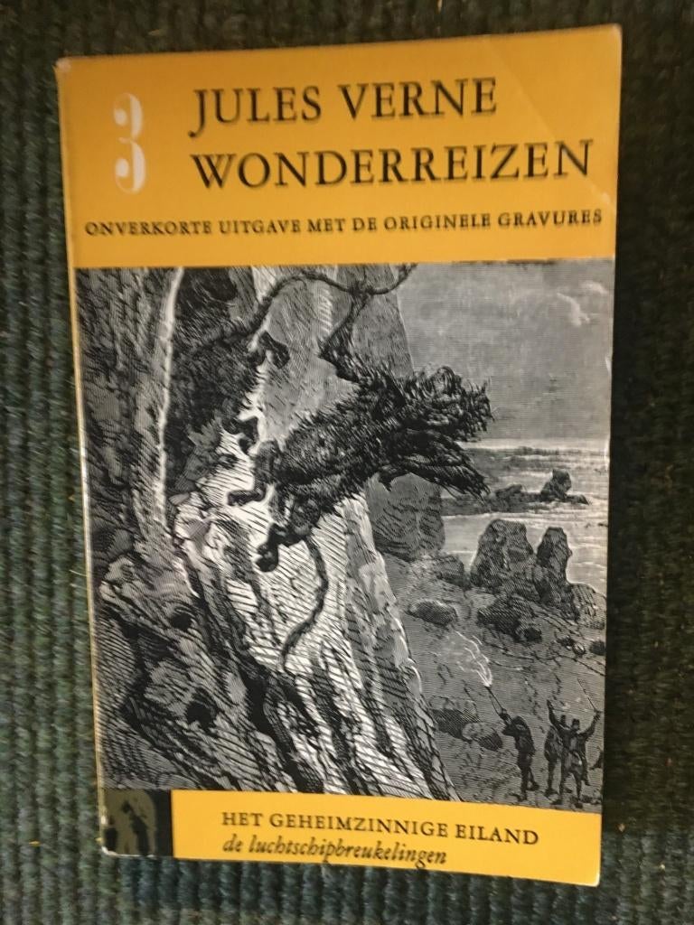 Het geheimzinnige eiland: de luchtschipbreukelingen; J.Verne, Boeken, Ophalen of Verzenden, Gelezen, Jules Verne