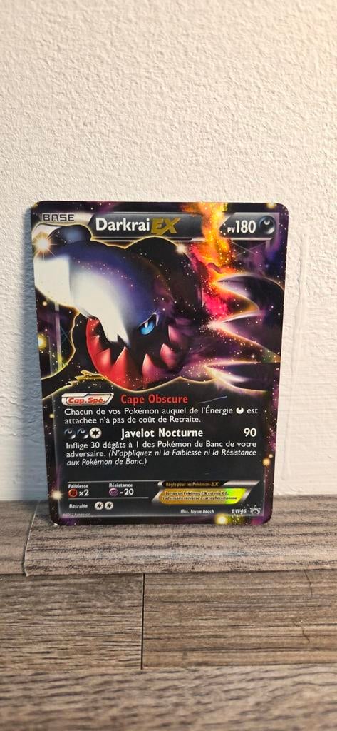 Darkrai EX Pokémon Kaart BW26 Zeldzaam, Ophalen, Gebruikt, Losse kaart