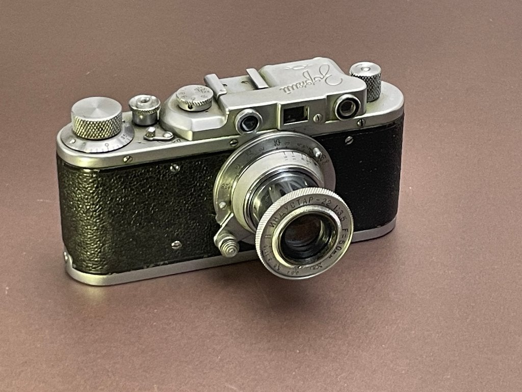Zorki 1D (KMZ, 1954), Leica 2 copy (analoge 35mm camera), Verzenden, Gebruikt, Compact, Overige Merken