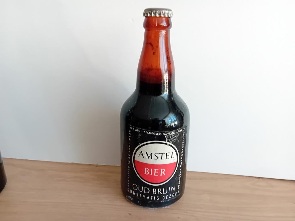 Volle buikvlies Amstel oud bruin, Ophalen of Verzenden, Glas of Glazen, Amstel