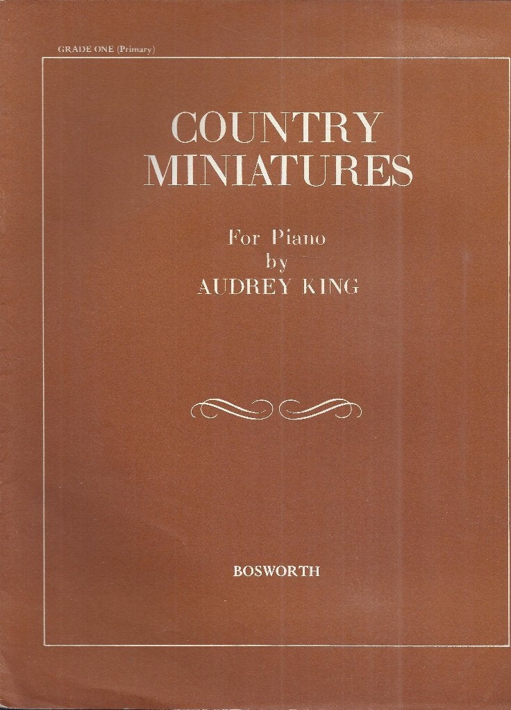 Bo956 bladmuziek piano country miniatures, Gebruikt, Klassiek, Ophalen of Verzenden, Artiest of Componist