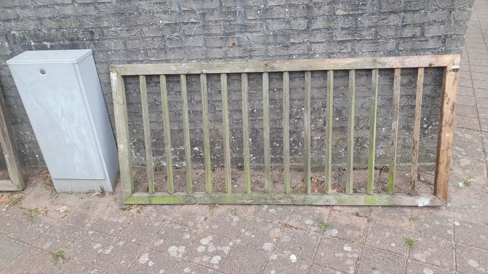 Teakhout/hardhout hekwerk 80 cm hoog, 100 cm en 180 cm, Tuin en Terras, Ophalen of Verzenden, Gebruikt, Hout, Tuinhek