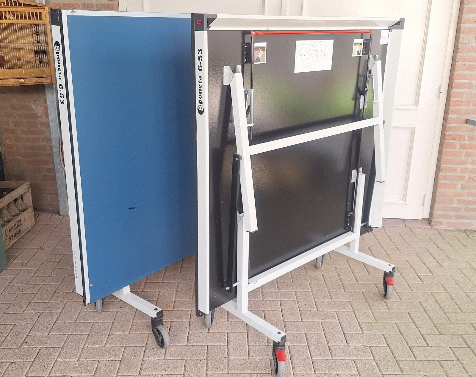 Sponeta S 6-53 Tafeltennistafel - Inklapbaar & Verrijdbaar, Ophalen, Gebruikt, Tafel Indoor, Verrijdbaar