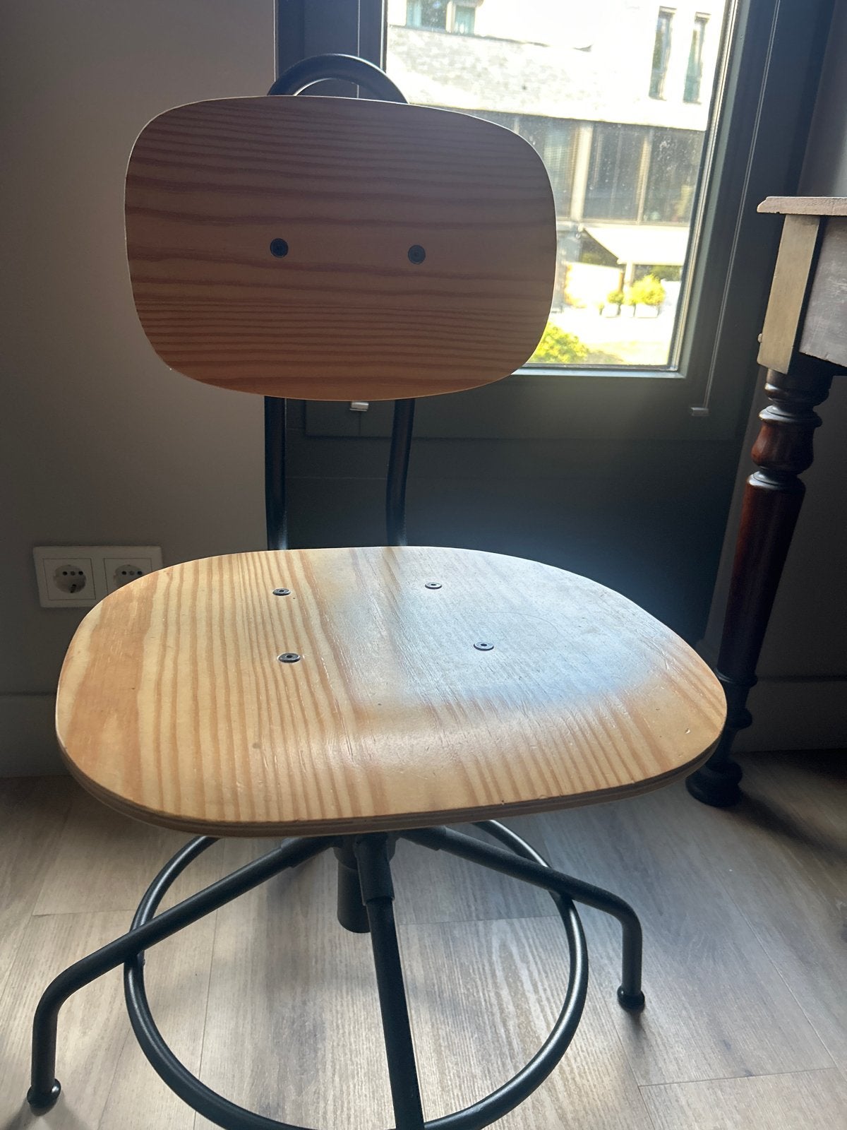 IKEA Kullaberg Bureaustoel - Zwart/Grenen, Ophalen, Gebruikt, Zwart, Bureaustoel