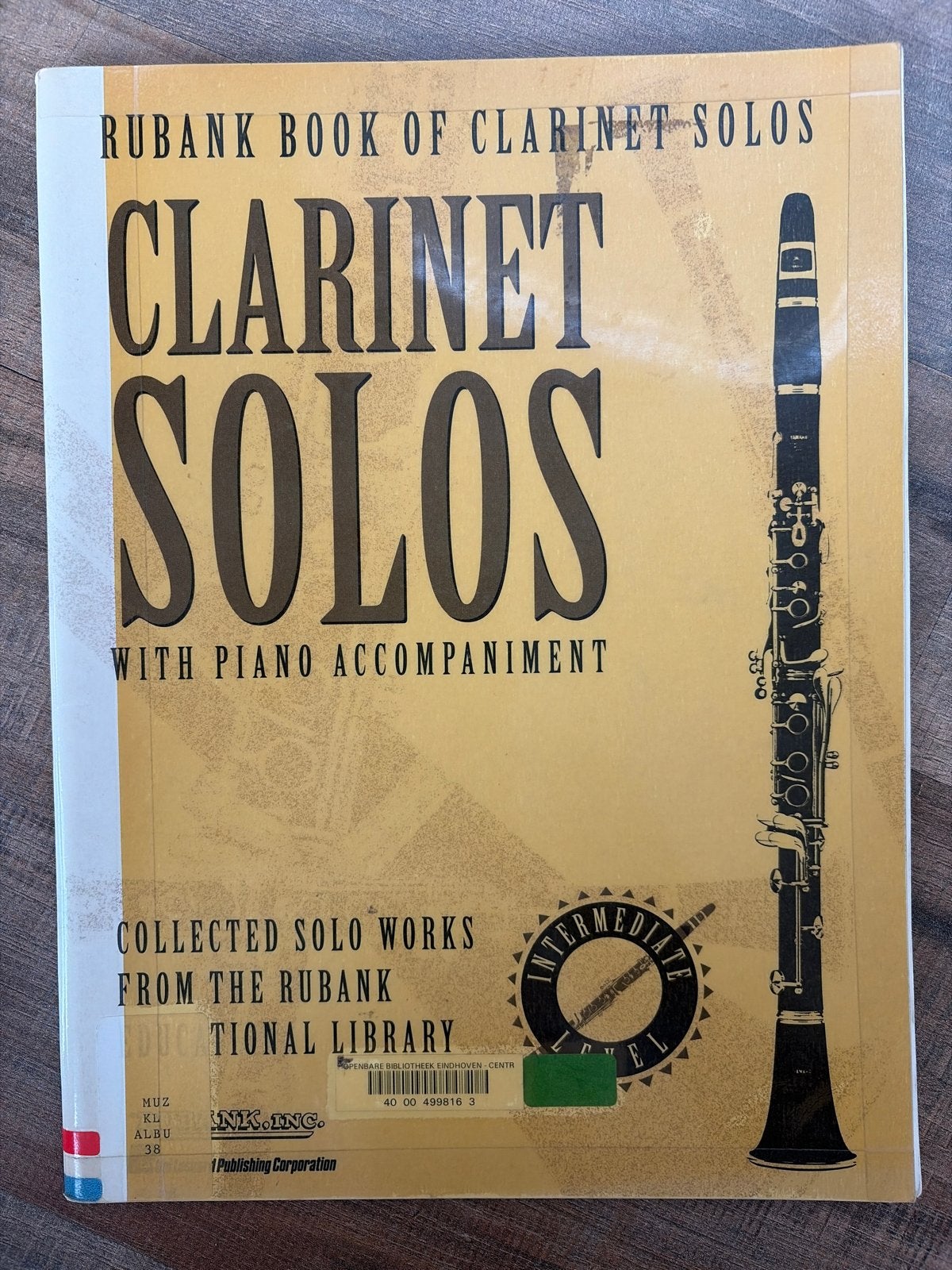 Rubank Book of Clarinet Solos - Klarinet bladmuziek, Muziek en Instrumenten, Ophalen of Verzenden, Gebruikt, Overige materialen