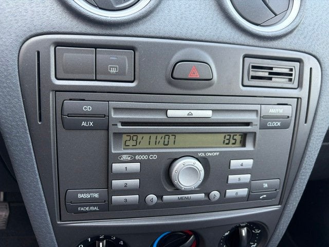Ford Fusion 1.4-16V Cool & Sound, '08, airco, 98000 km en ap, Voorwielaandrijving, Gebruikt, Zwart, Origineel Nederlands