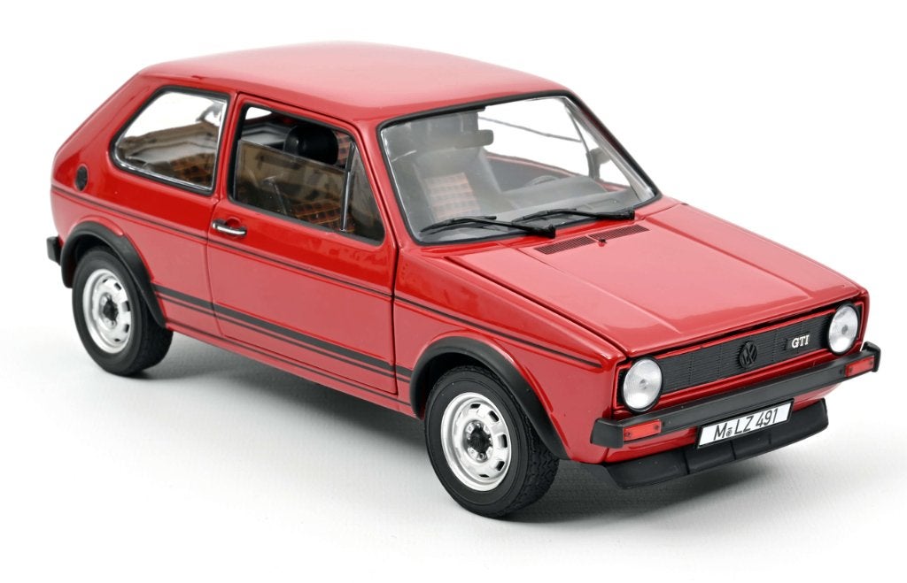 VW GOLF GTI 1976 rood schaal 1/18 NOREV ref: 188472, Verzenden, Nieuw, Auto, Norev