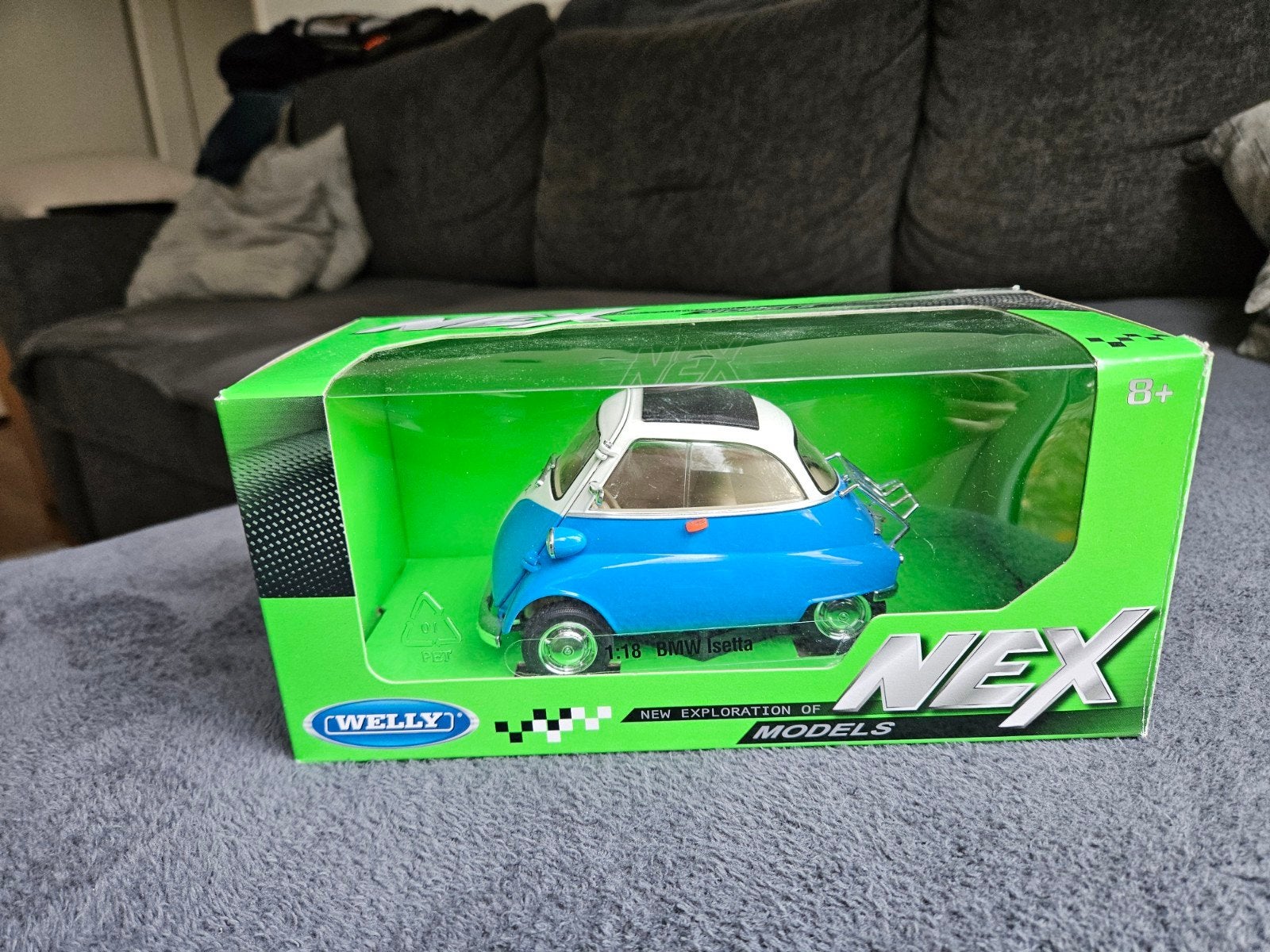 BMW Isetta modelauto van Welly 1:18 - Nieuw, Ophalen of Verzenden, Nieuw, Auto, Welly