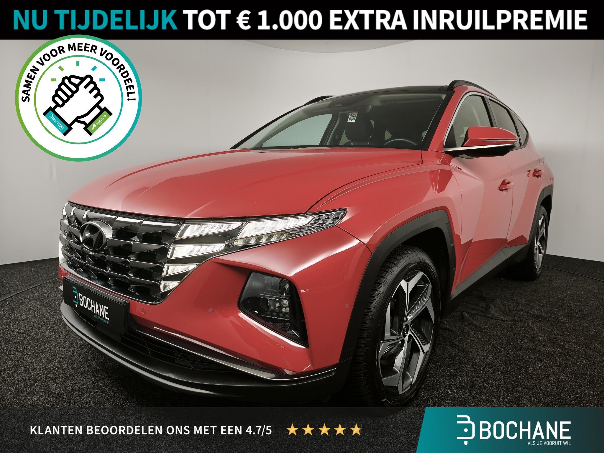 Hyundai Tucson 1.6 T-GDI HEV Premium Sky | Panoramadak | Tre