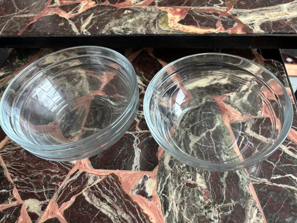 Duralex Schaaltjes 3x, Huis en Inrichting, Keuken | Servies, Ophalen of Verzenden, Overige stijlen, Glas, Schaal of Schalen