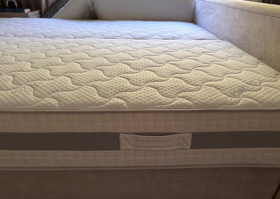 Luxe stevige matrassen 90 x 210 x 2, Huis en Inrichting, Ophalen of Verzenden, Zo goed als nieuw, Eenpersoons
