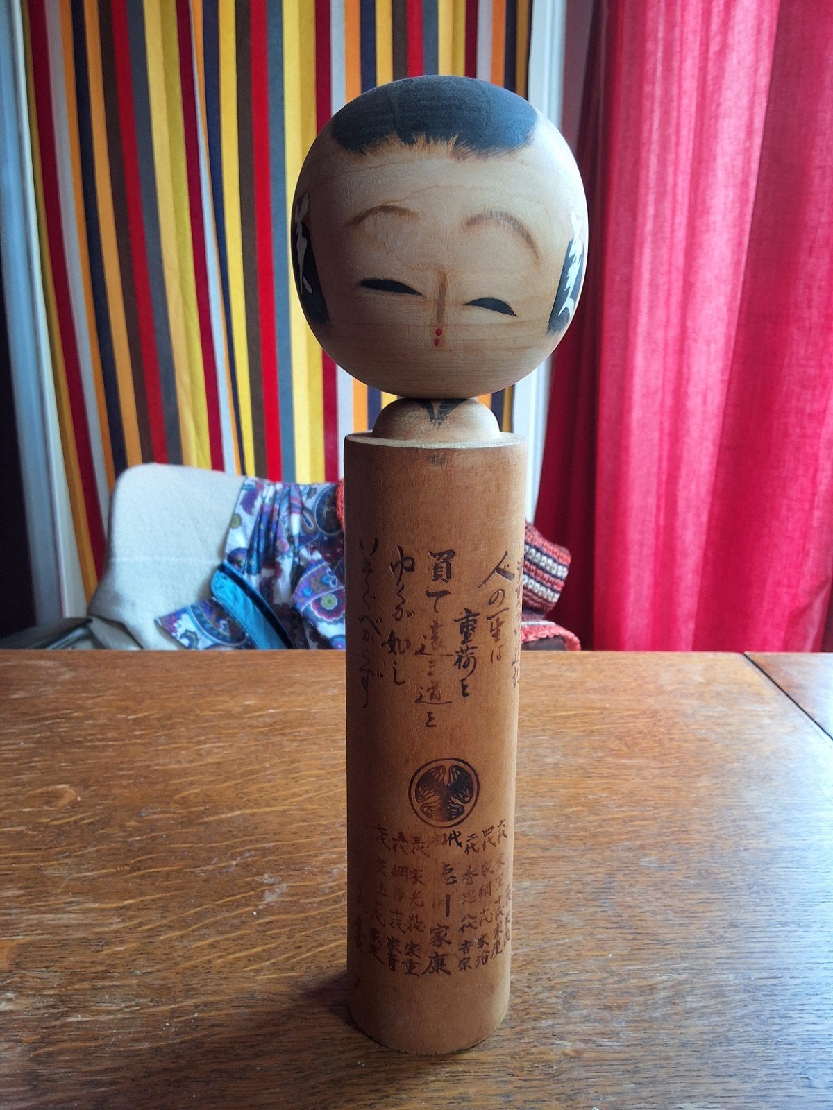 Kokeshi pop - 30 cm hoog, Verzamelen, Ophalen of Verzenden, Gebruikt, Pop