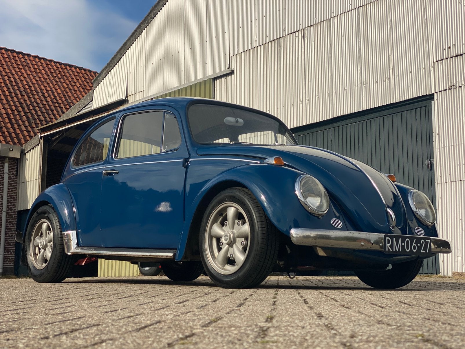 Volkswagen Kever 1967 Cal-Look, Auto's, Achterwielaandrijving, Beetle (Kever), 4 cilinders, Blauw