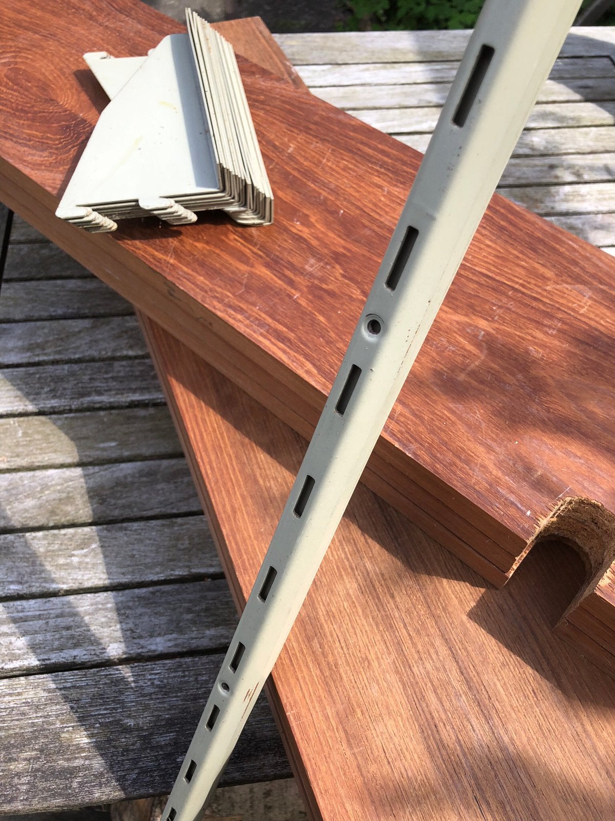 Wandplanken (verstelbaar), Huis en Inrichting, Woonaccessoires | Wandplanken en Boekenplanken, Ophalen, Gebruikt