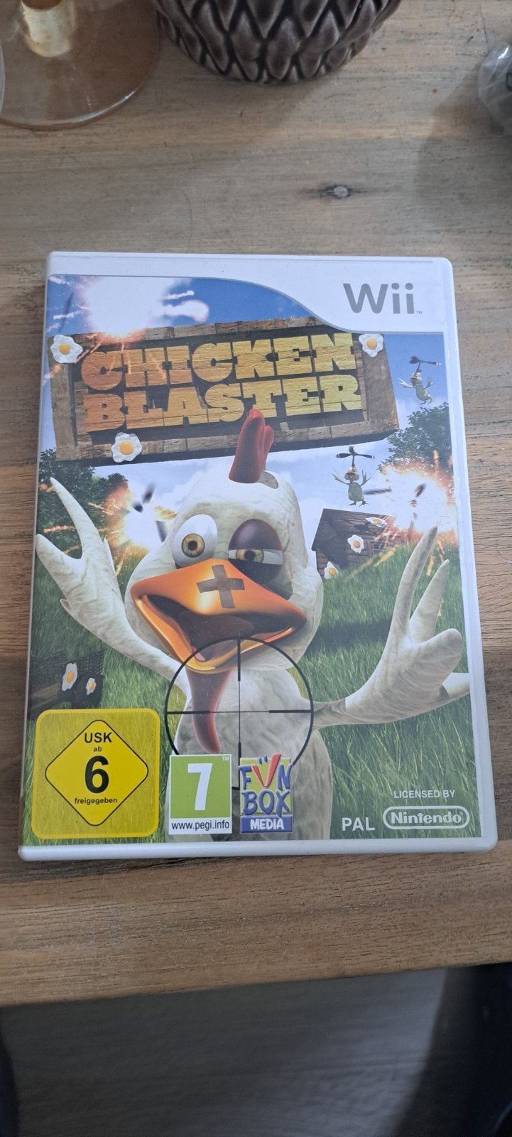 Chicken Blaster - Wii (Zo goed als nieuw), Shooter, 1 speler, Ophalen of Verzenden, Zo goed als nieuw