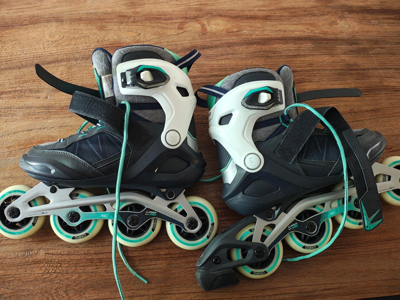 Inline skates Oxelo Fit 500 Dames Maat 39, Sport en Fitness, Skeelers, Zo goed als nieuw, Inline skates 4 wielen, Dames, Ophalen