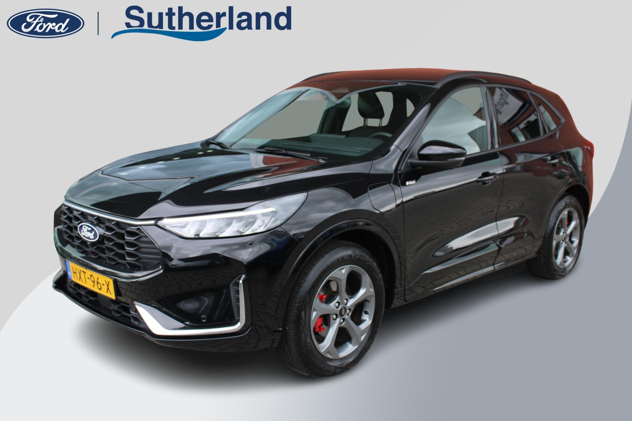 Ford Kuga 2.5 PHEV ST-Line X | Trekhaak | Winterpack | AGR s, Auto's, Ford, 14 kWh, Gebruikt, Leder en Stof, Zwart