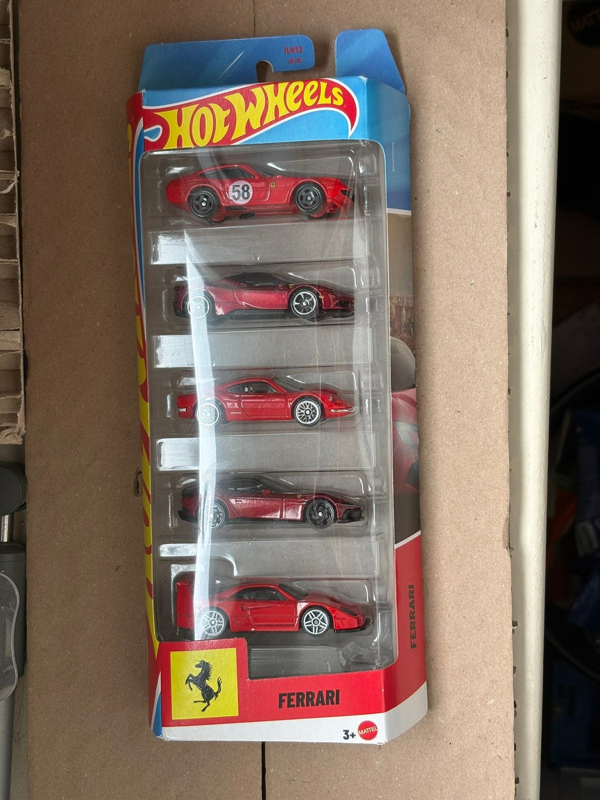 Hot Wheels Ferrari 5-Pack, Ophalen of Verzenden, Zo goed als nieuw, Auto