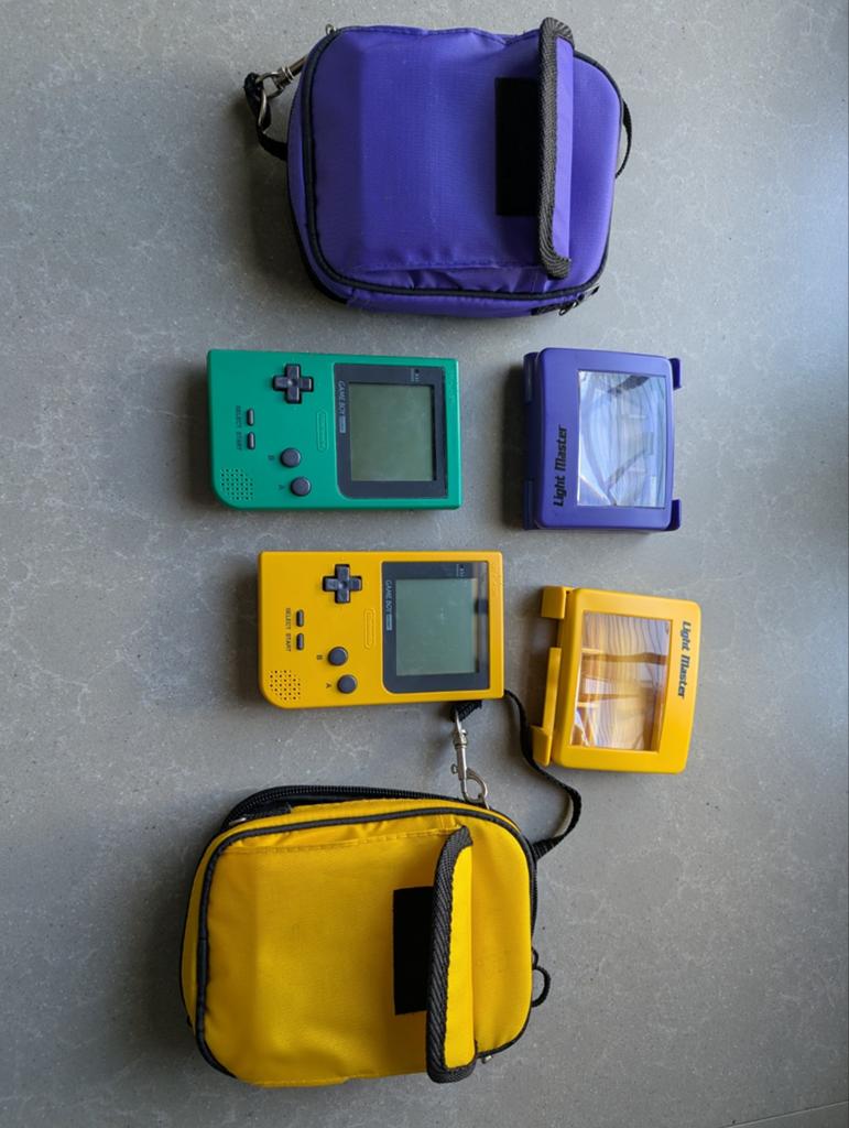 2x Game Boy Pocket met 8 games en accessoires, Spelcomputers en Games, Gebruikt, Overige genres, 2 spelers, Ophalen of Verzenden