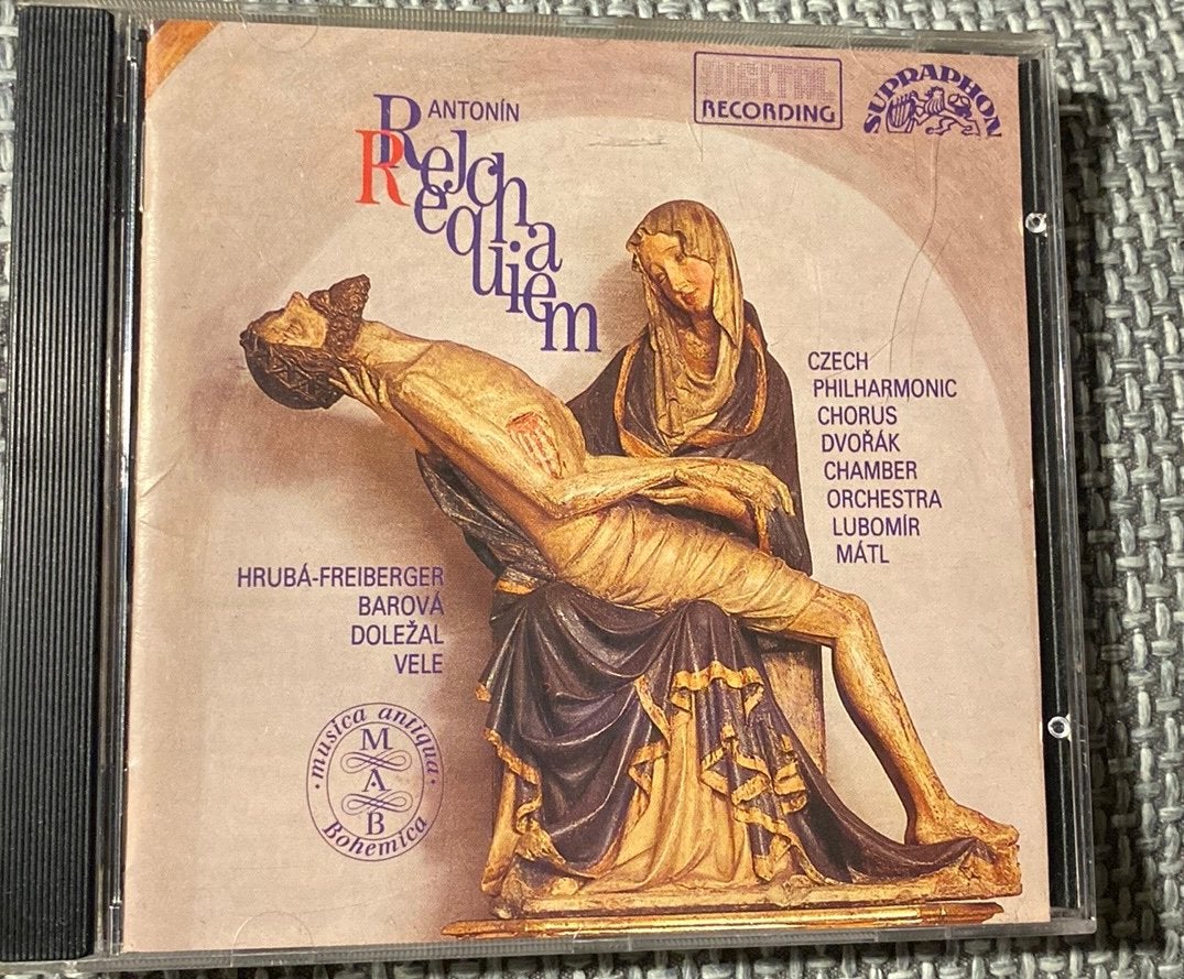 Rejcha requiem cd 1989 supraphon czechoslovakia, Ophalen of Verzenden, Zo goed als nieuw, Vocaal