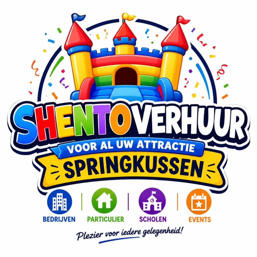 springkussen verhuur, Verzenden, Zo goed als nieuw, Overige