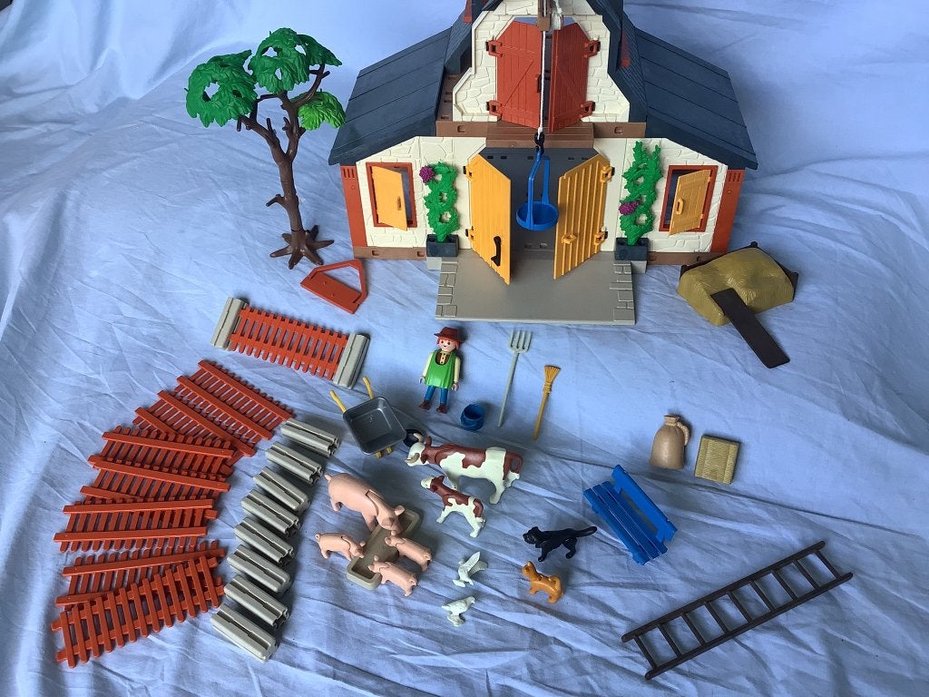 Playmobil 3072 Boerderij farm met Dieren en Accessoires, Verzenden, Gebruikt