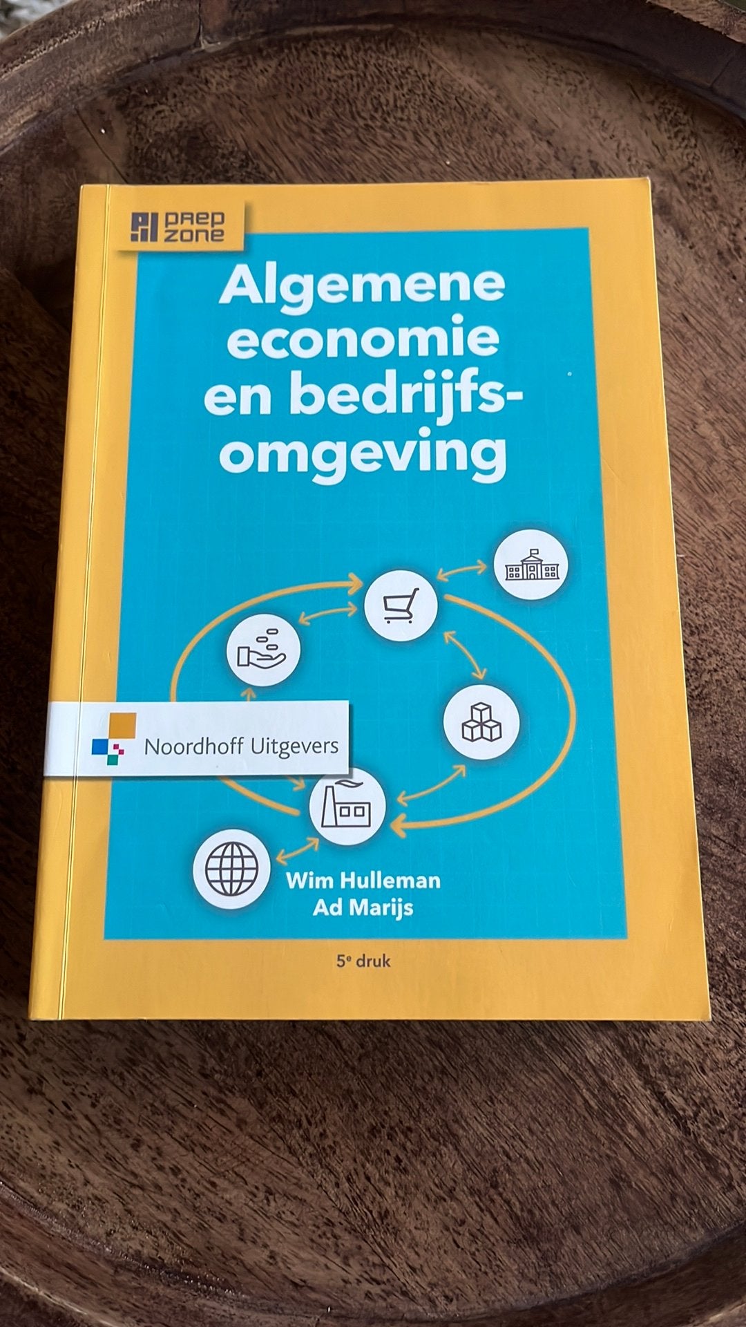 W. Hulleman - Algemene economie en bedrijfsomgeving, Boeken, Ophalen of Verzenden, Zo goed als nieuw, Economie en Marketing, W. Hulleman; A.J. Marijs