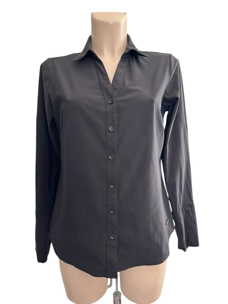 Aime blouse L, Kleding | Dames, Blouses en Tunieken, Zo goed als nieuw, Zwart, Ophalen of Verzenden