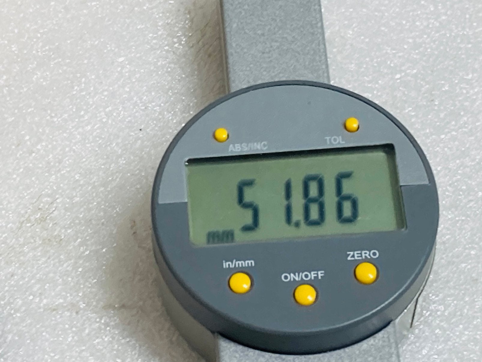 Digitale meetklok 0-50x0.01 mm, Ophalen of Verzenden, Zo goed als nieuw