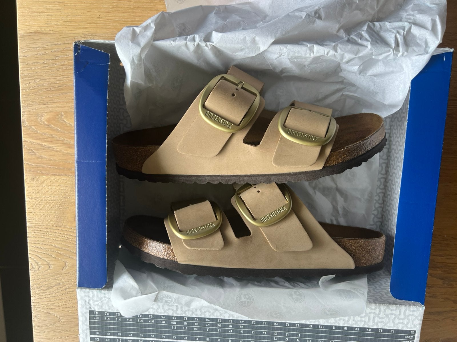 Arizona Big Buckle Birkenstock maat 41, Kleding | Dames, Beige, Zo goed als nieuw, Sandalen of Muiltjes, Ophalen of Verzenden