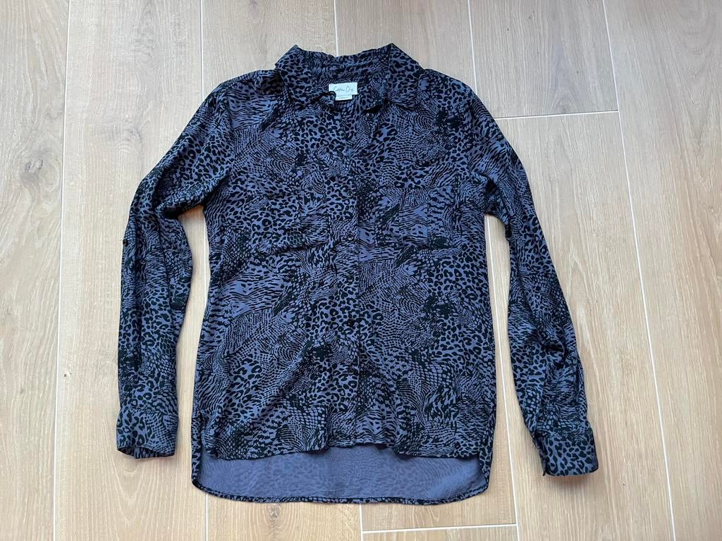 Mooie Cotton Club blouse, Kleding | Dames, Blouses en Tunieken, Ophalen of Verzenden, Zo goed als nieuw, Maat 36 (S), Blauw
