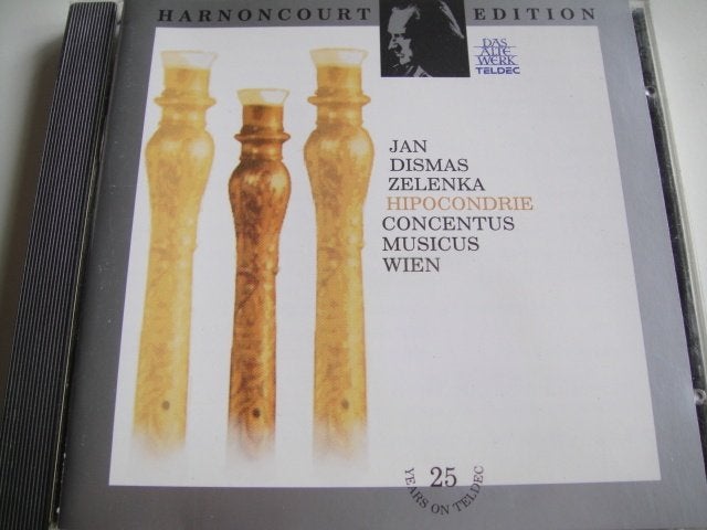 ZELENKA Hipocondrie CD HARNONCOURT TELDEC, Cd's en Dvd's, Cd's | Klassiek, Gebruikt, Orkest of Ballet, Barok, Ophalen of Verzenden