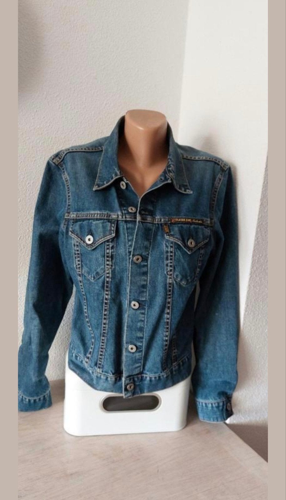 Replay Authentic spijkerjasje maat M, Maat 38/40 (M), Blauw, Replay, Ophalen of Verzenden