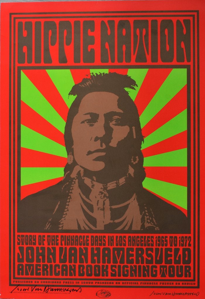 'Hippie Nation' Ontwerp; John van Hamersveld, Verzamelen, Ophalen of Verzenden, Zo goed als nieuw, A1 t/m A3, Film en Tv