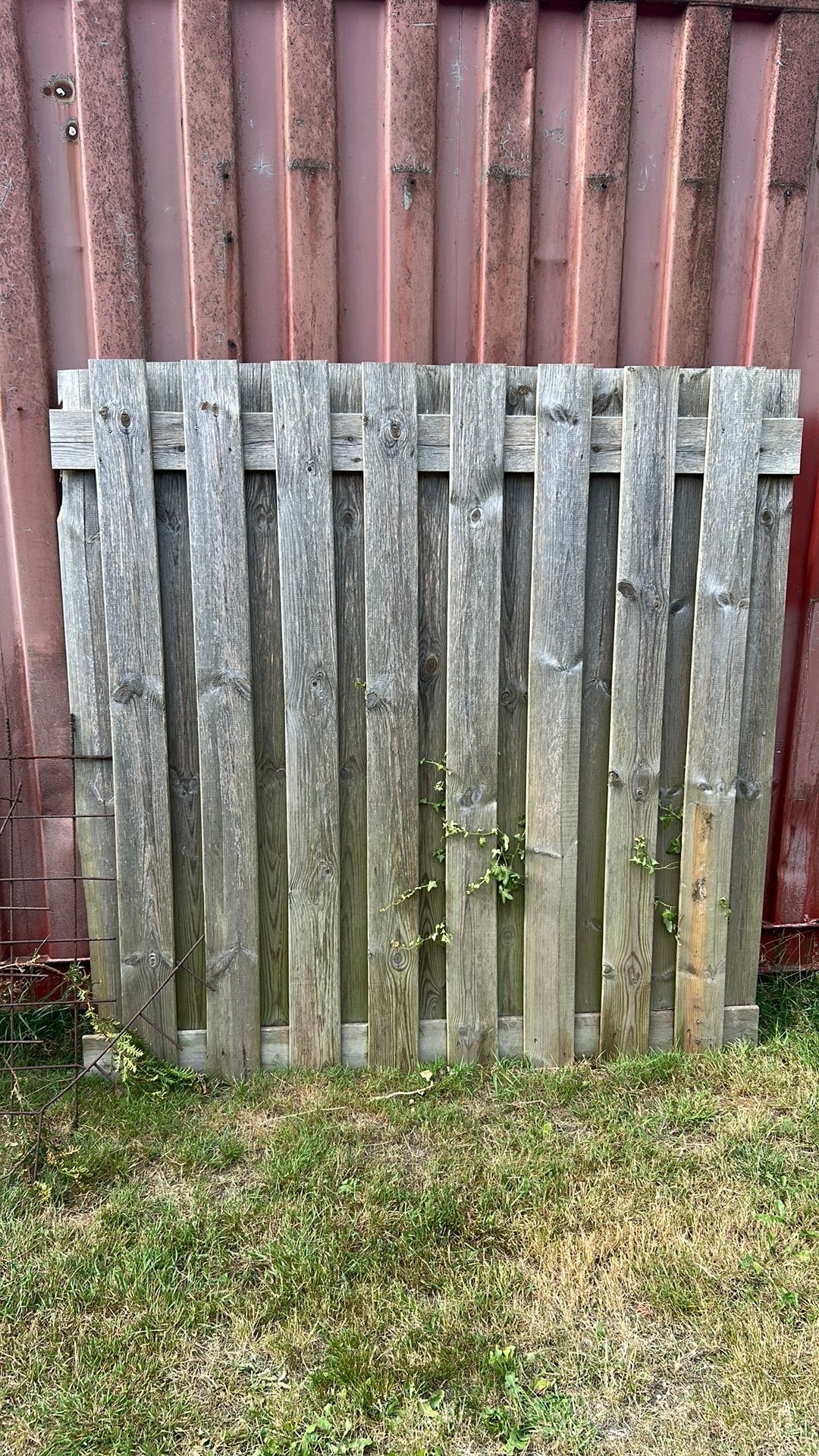 Schutting met betonpaal en onderdorpel, Ophalen, 1 tot 2 meter, Minder dan 3 meter, Zo goed als nieuw