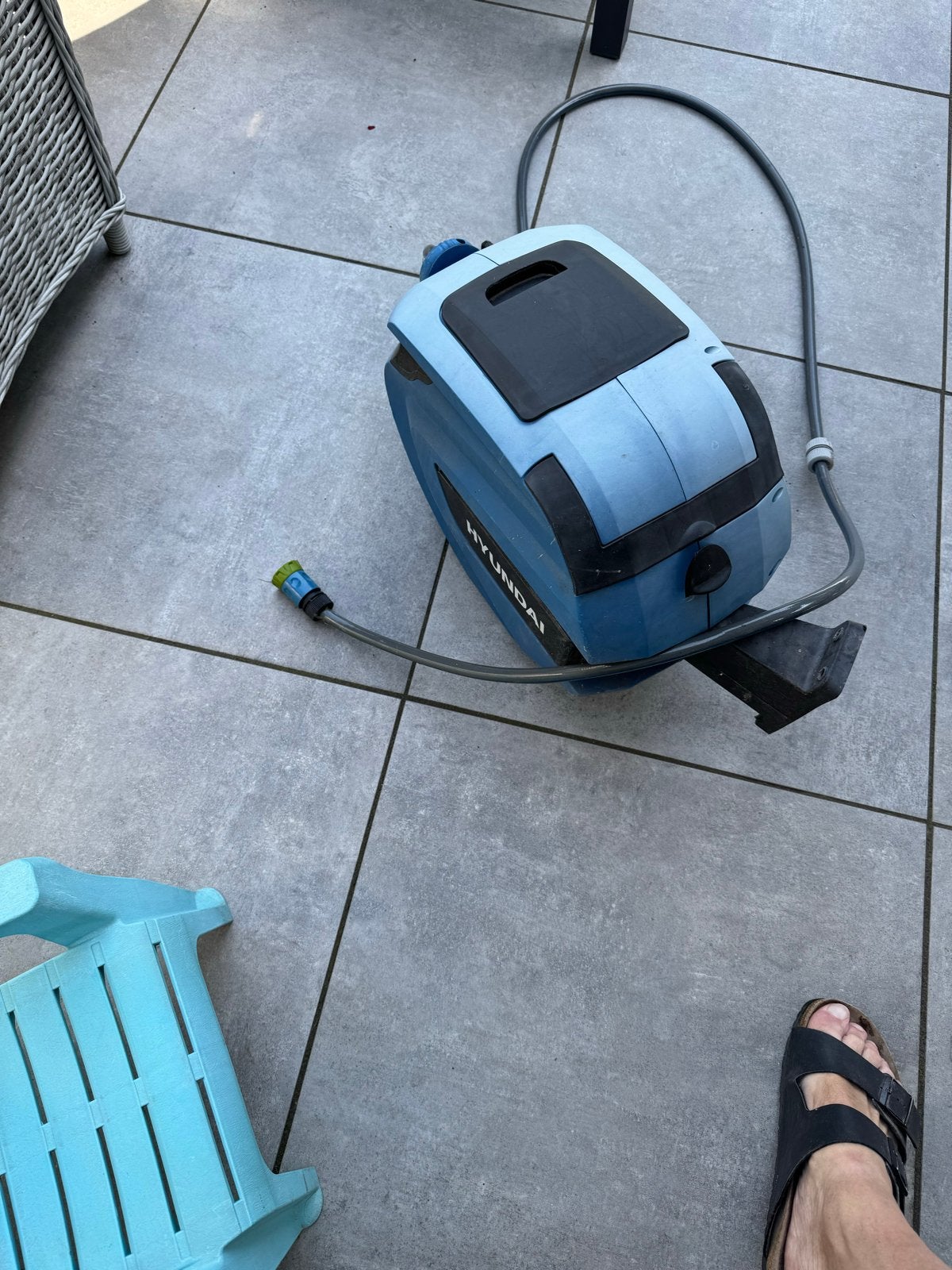 Hyundai Tuinslanghaspel - Automatisch oprolbaar, Ophalen, Gebruikt, Tuinslanghaspel