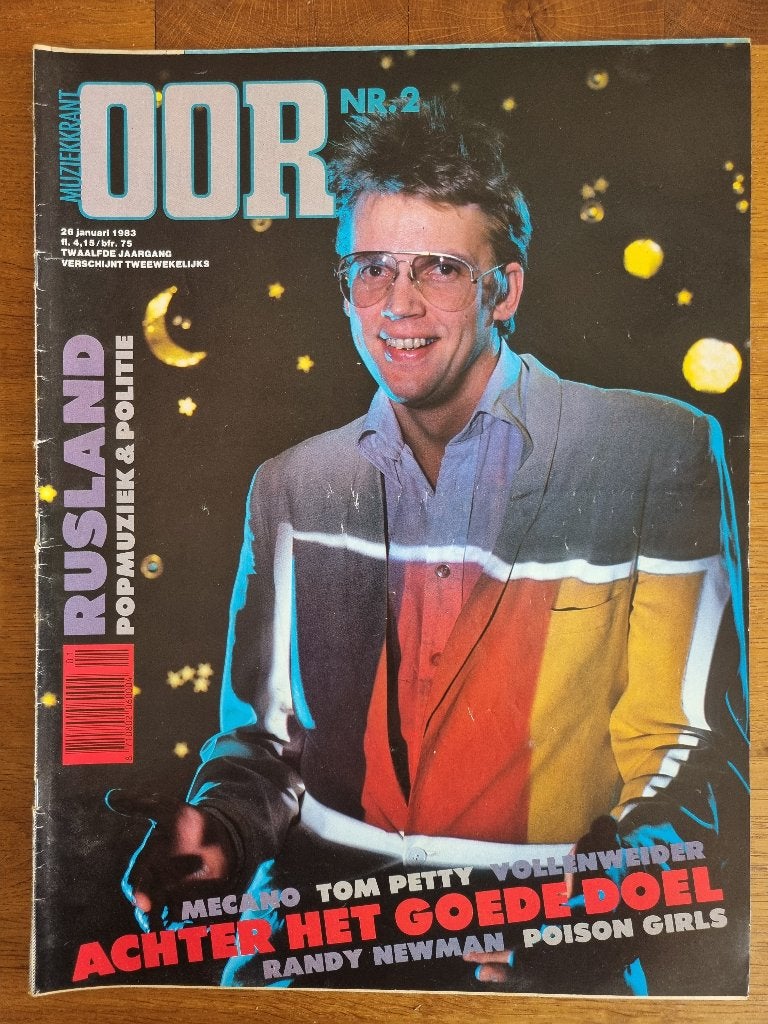 Muziekkrant Oor jaargang 1983 Bowie Richards Waits Lovsky, Boeken, Ophalen of Verzenden, Gelezen, Muziek, Film of Tv